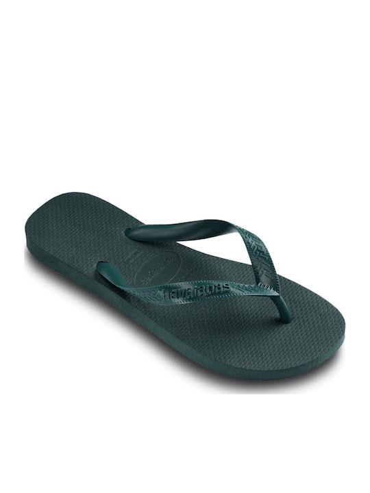 Top Senses Flip Flops in Green Colour