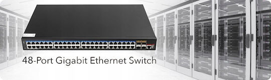 Cudy GS5048S4 Managed L2 / L3 Switch με 48 Θύρες Gigabit (1Gbps) Ethernet και 4 SFP Θύρες