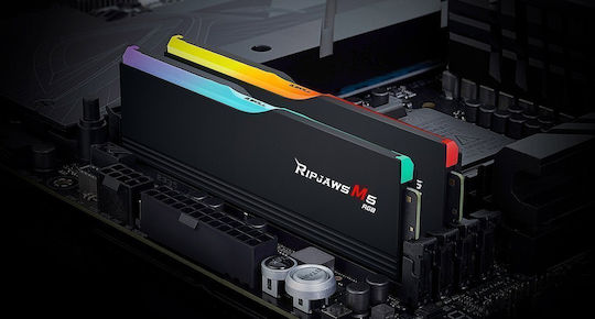 メモリー G.SKILL Ripjaws M5 RGB DDR5 48GBx2 96GB G.SKILL Ripjaws M5 RGB 96GB (2x48GB) DDR5 6400MHz F5