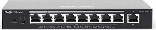 Ruijie RG-ES209GC-P v1 Managed L2 PoE+ Switch με 9 Θύρες Gigabit (1Gbps) Ethernet