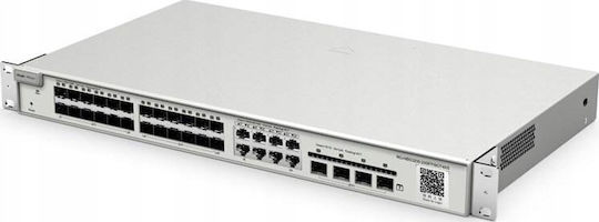 Ruijie RG-NBS3200-24SFP/8GT4XS Managed L2 Switch with 8 Gigabit (1Gbps) Ethernet Ports and 24 SFP Ports