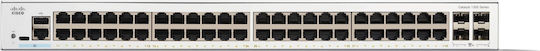 Cisco Catalyst C1300-48T-4X Managed L2 Switch with 48 Gigabit (1Gbps) Ethernet Ports and 4 SFP Ports