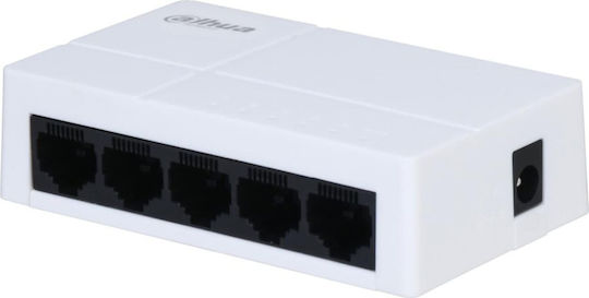 Dahua DH-PFS3005-5GT-L v2 Неуправляем L2 Switch с 5 Портове Гигабитови (1Gbps) Ethernet