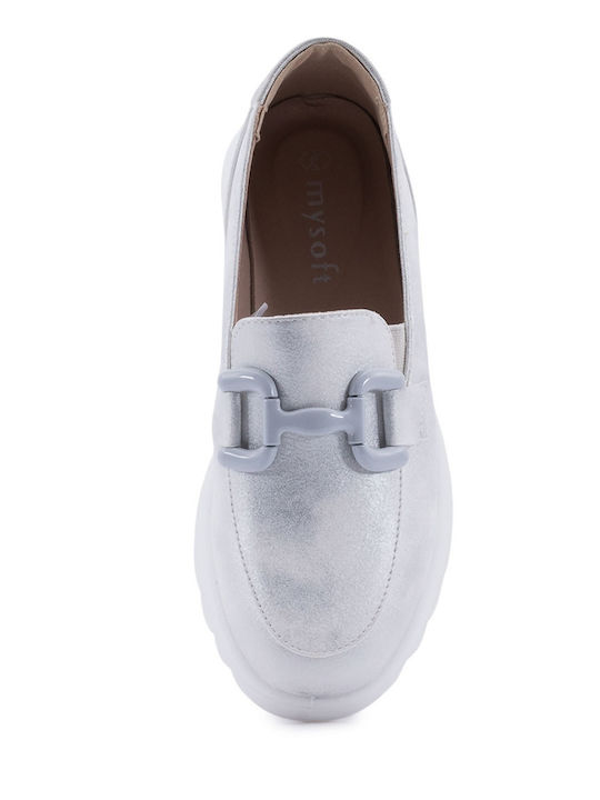 Women's Loafers in Beige Color