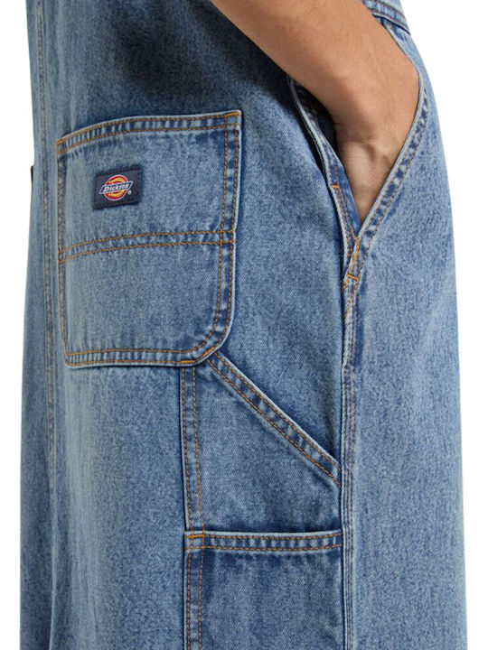 Women's Jumpsuit Denim Rinsed Blue