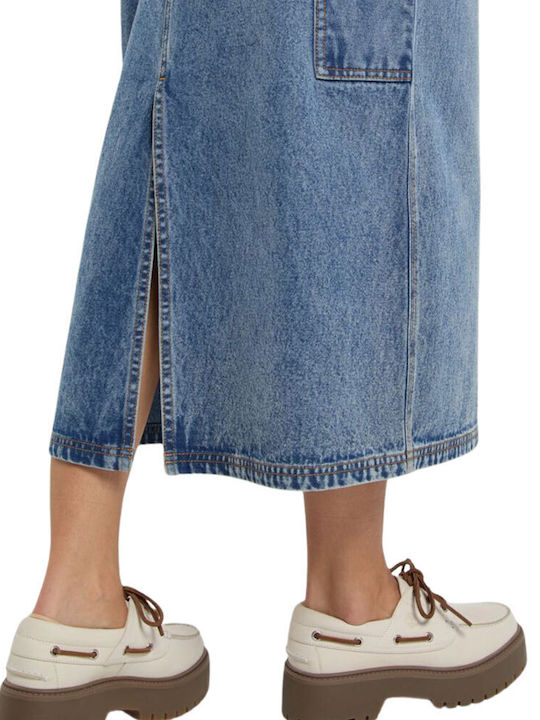 Women's Jumpsuit Denim Rinsed Blue