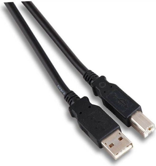 EFB USB 2.0 Cable USB-A male - USB-B male Μαύρο 1m K5255SW.1