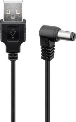 Goobay USB 2.0 Кабел USB-A мъжки - DC Черен 1.5м 55159
