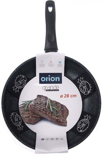 Orion Grande Aluminum Pan with Lid with Non-Stick Interior Coating 26cm