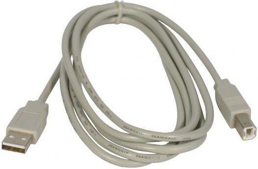 Logo Collection 3m USB 2.0 Cable A-Male to B-Male Gray (10219)