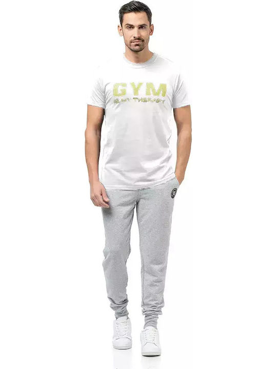 T-shirt White/yellow