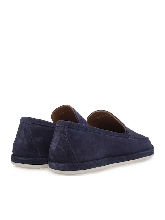 Men's Suede Loafers Blue