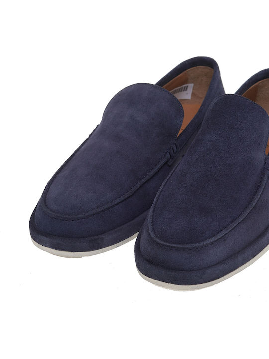 Men's Suede Loafers Blue
