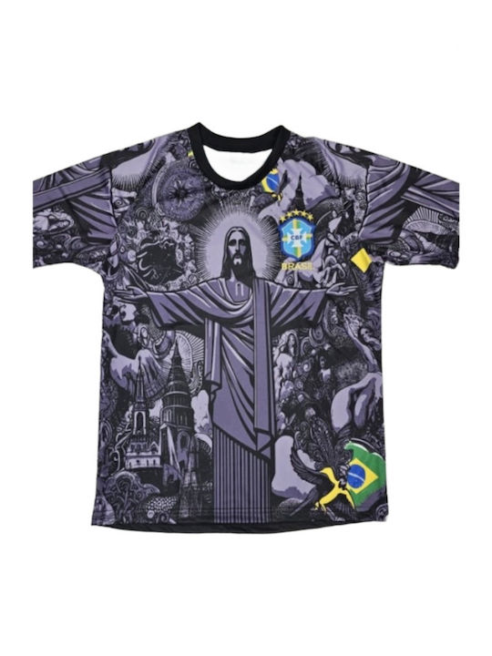 Tricou Neymar Jr Ediție Specială Brazilia Fotbal Negru Balón De Oro Unisex Fj703