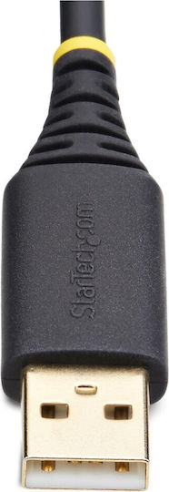 StarTech USB 2.0 Кабел USB-A мъжки - USB-A мъжки Черен 0.3м 1P1FFC-USB-SERIAL