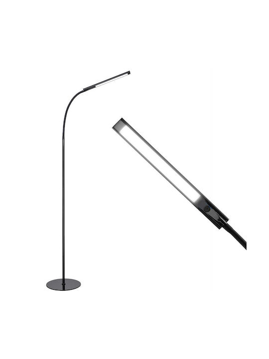 Bakaji LED Floor Lamp H165xW23cm. 400lm Black