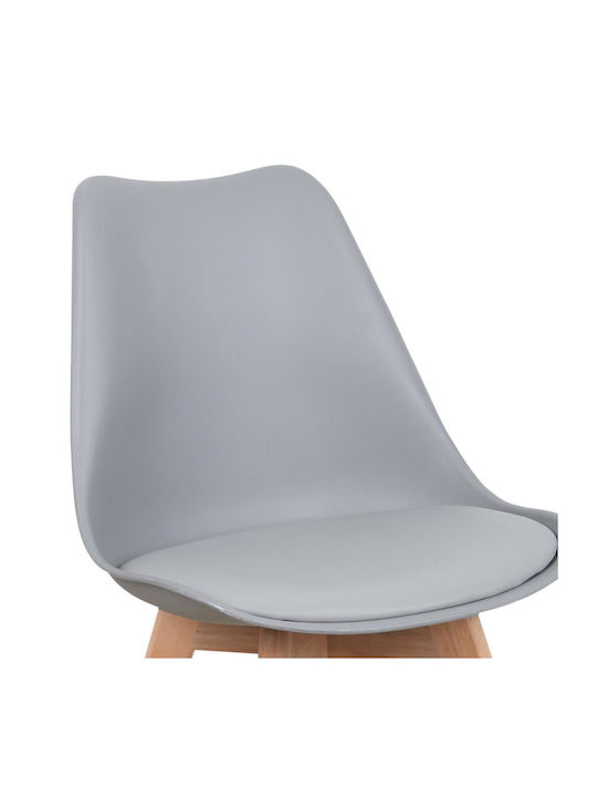 Gaston Dining Room Polypropylene Chair Light Gray 58x47x85cm