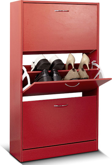 Holz Schuhschrank 63x24x115cm