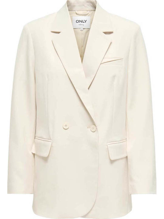Only Women's Blazer Whitecap Gray