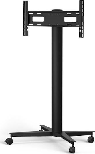 SMS Icon Fh Mt 1450 Βάση Τηλεόρασης Δαπέδου έως 75" και 50kg Μαύρο