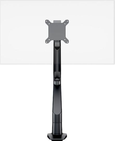 Multibrackets Gas Lift Arm Επιτραπέζια Βάση Τηλεόρασης με Βραχίονα έως 32" και 21kg Μαύρο