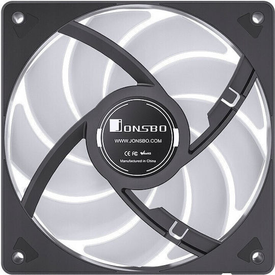 Jonsbo SL-120B Case Fan 120mm 1500rpm With RGB Lighting And 4-Pin PWM Connection