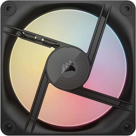 Corsair iCUE LINK LX140-R Ventilator Pentru Carcasă Cu Lamă Inversată (2000rpm / 90cfm) Cu Iluminare RGB
