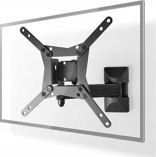 Nedis Tvwm31bk Full Motion Tv Wall Mount Led Lcd Plasma Tvs 10 32" 30kg