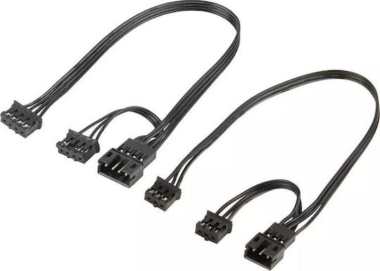 Silverstone Shark Force 140 Case Fans (2200rpm / 120cfm) with ARGB Lighting and Connection 4-Pin PWM