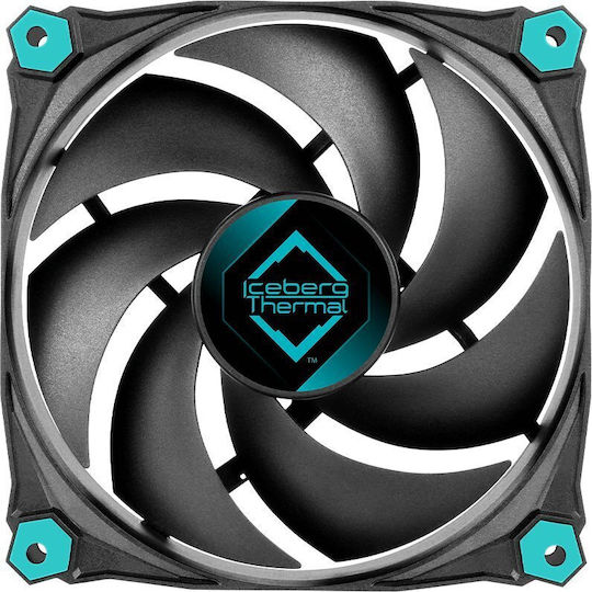 Iceberg Thermal IceGALE Silent Case Fan 120mm (1100rpm / 30cfm) Without LED Lighting and 3-Pin Connection 3pcs