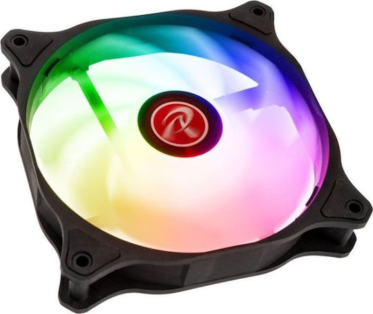 Raijintek EOS 12 RBW ADD Case Fans 120mm (1800rpm / 75cfm) with ARGB Lighting and Connection 4-Pin PWM 2pcs