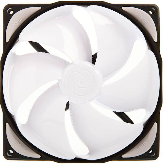 Noiseblocker ELoop B12-PS Case Fans 120mm 1500rpm Without LEDs Connection 4-Pin PWM White