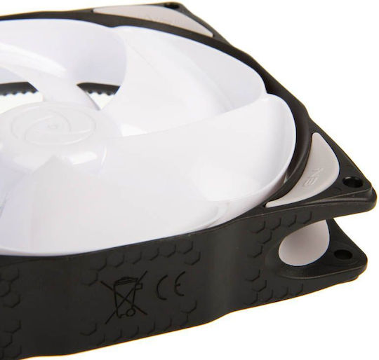 Noiseblocker ELoop B12-PS Case Fans 120mm 1500rpm Without LEDs Connection 4-Pin PWM White