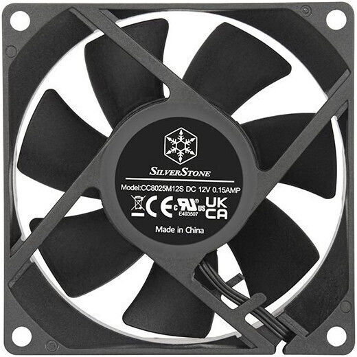 Silverstone X Case Fan 80mm (2000rpm) Χωρίς Led Φωτισμό