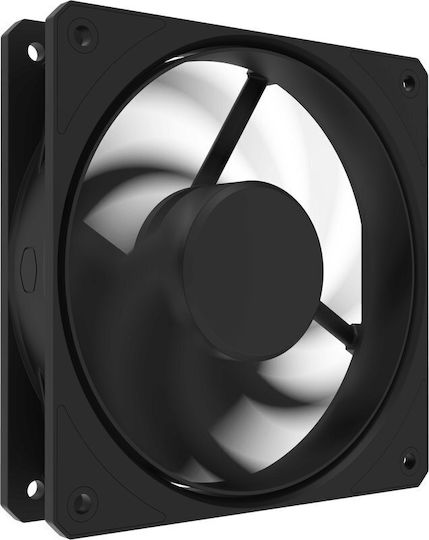 CoolerMaster Mobius 120 Case Fan (2050rpm / 63.1cfm) Χωρίς Led Φωτισμό και Σύνδεση 4-Pin PWM Black Edition