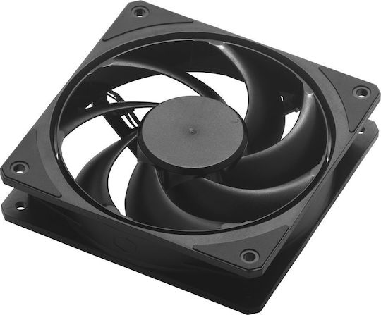 CoolerMaster Mobius 120 Case Fan (2050rpm / 63.1cfm) Χωρίς Led Φωτισμό και Σύνδεση 4-Pin PWM Black Edition