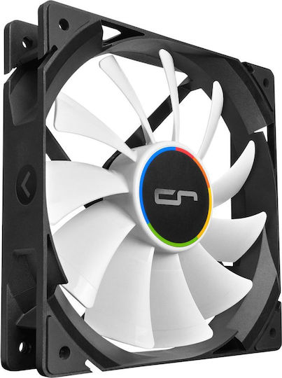 Cryorig QF120 Silent Корпусен вентилатор с връзка 4-пинов молекс / 4-изводна ШИМ 1бр Черен