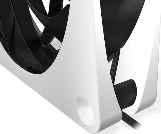 Alphacool Apex Stealth Case Fan 120mm (2000rpm / 76.81cfm) Χωρίς Led Φωτισμό και Σύνδεση 4-Pin PWM Λευκό