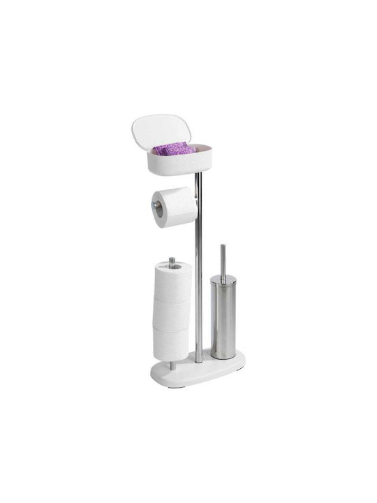 Wenko Paper Holder Metallic White
