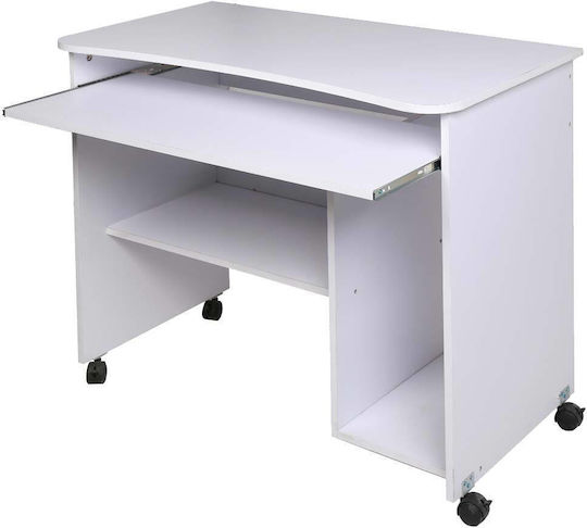 Desk Wooden White 93x48x76cm
