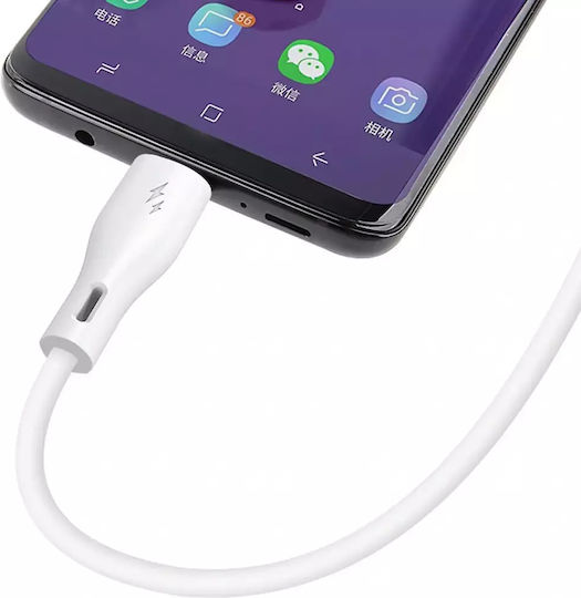 Dudao USB-A to Lightning Cable Λευκό 2m