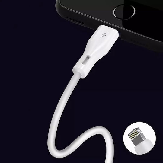 Dudao USB-A to Lightning Cable Λευκό 2m