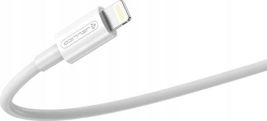 Jellico USB-A la Cablu Lightning Alb 1m