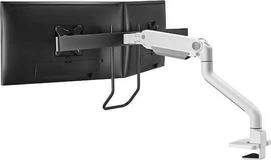 Neomounts Βάση Γραφείου για 2 Οθόνες έως 27" Λευκή (DS75S-950WH2)