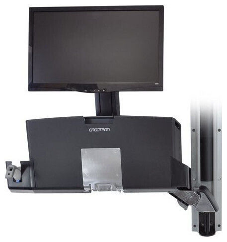 Ergotron StyleView Sit-Stand Combo Arm with Worksurface Suport Monitor până la 24" cu Braț