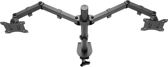 Goobay Desktop Stand for 2 Monitors up to 32" (58529)