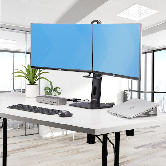 StarTech Crossbar Стойка за 2 Монитори до 27" Черна