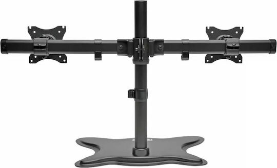 Eaton Стойка за 2 Монитори до 27" с Рамо Черна