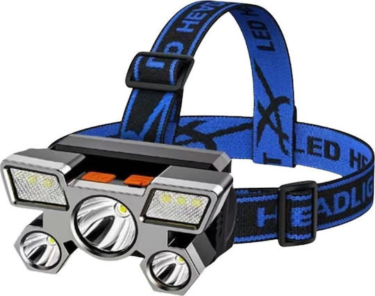 Lean Toys Stirnlampe LED mit maximaler Helligkeit 800lm Schwarz