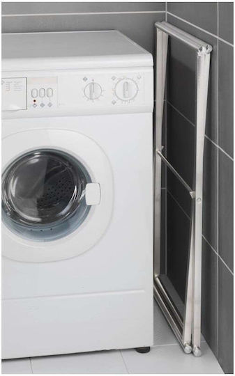 Wenko Bathroom Wall-Mounted Towel Rack Single 53.5x80.5cm Inox Gray